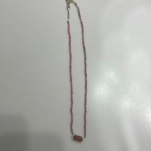 Kendra Scott pink beaded necklace
